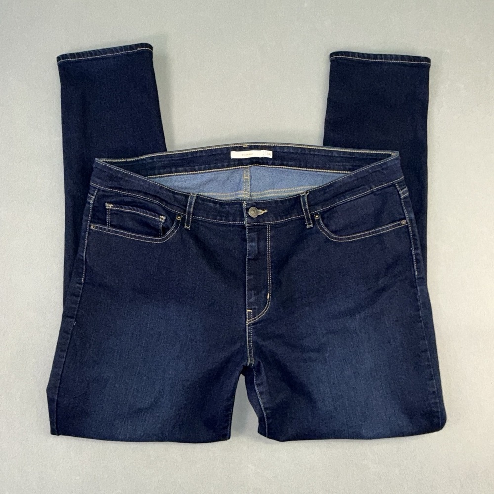Women's Levi's 711 Skinny Stretch Jeans Blue Size‎ 34x30